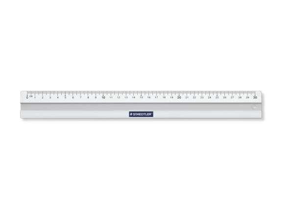 Staedtler 563 30, Pöytäviivain, Alumiini, Alumiini, cm, 30 cm, 1 kpl