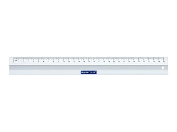 Staedtler 563 30, Pöytäviivain, Alumiini, Alumiini, cm, 30 cm, 1 kpl