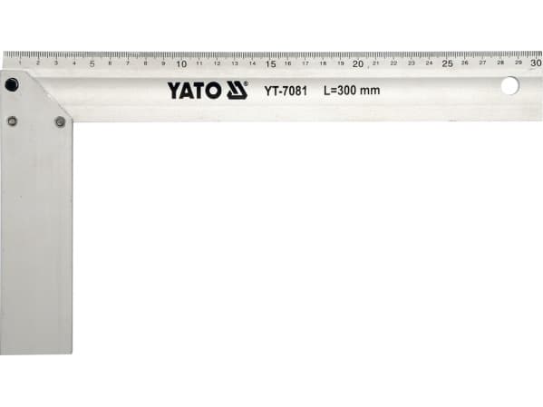 Yato YT-7082, Vanlig linjal, Aluminium, Aluminium, cm, MM Fiber, 350 mm, 1 stykker