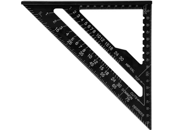 Yato YT-70786, Trekantet snekkermarkeringsverktøy, Sort, Aluminium, cm, tommer, MM Fiber, 18 cm