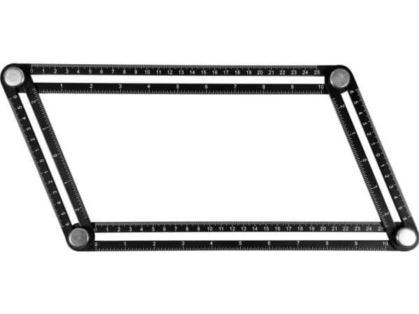 Yato YT-70880, Kombinasjonsfirkant, Sort, Aluminium