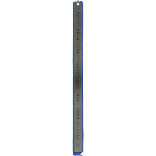 Stållinjal - Linjal i metall - L: 50 cm