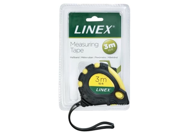 Linex Bandmass 3m, Vanlig linjal