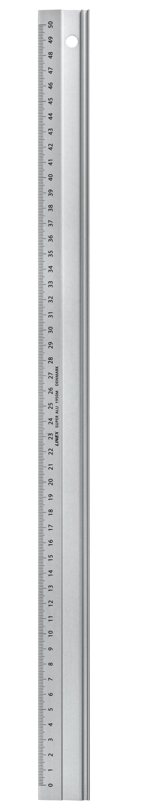 Aluminiumlinjal LINEX 50cm
