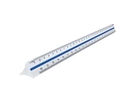 Maped målestok, 1/100-1/200-1/250-1/300-1/400-1/500
