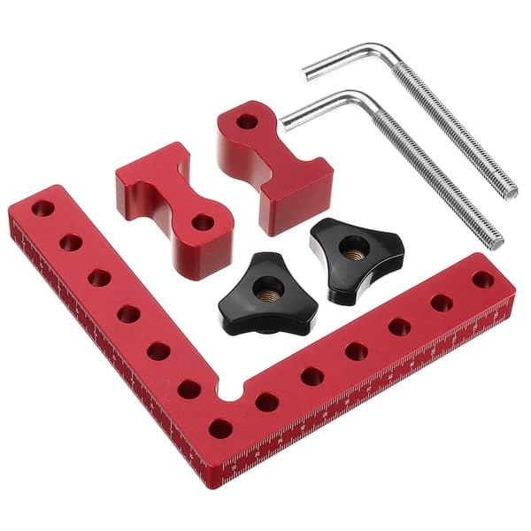 Træbearbejdning Precision Clamping Square L-formet Auxiliary Fixture Splicing Board Carpenter Square Liner, 140mm