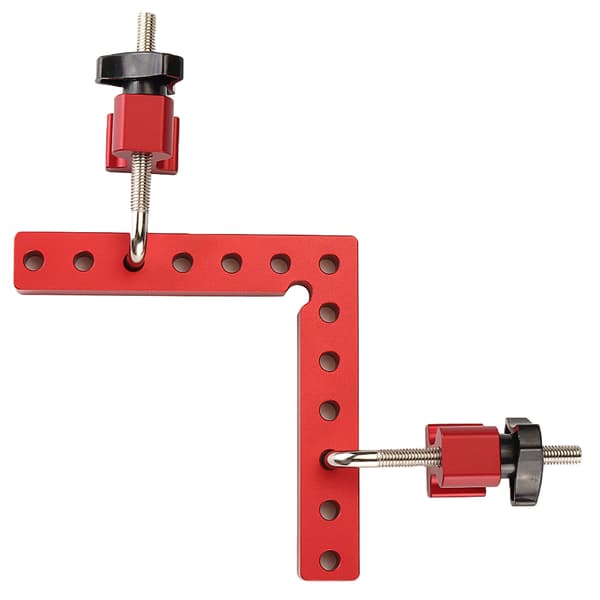 Træbearbejdning Precision Clamping Square L-formet Auxiliary Fixture Splicing Board Carpenter Square Liner, 160mm