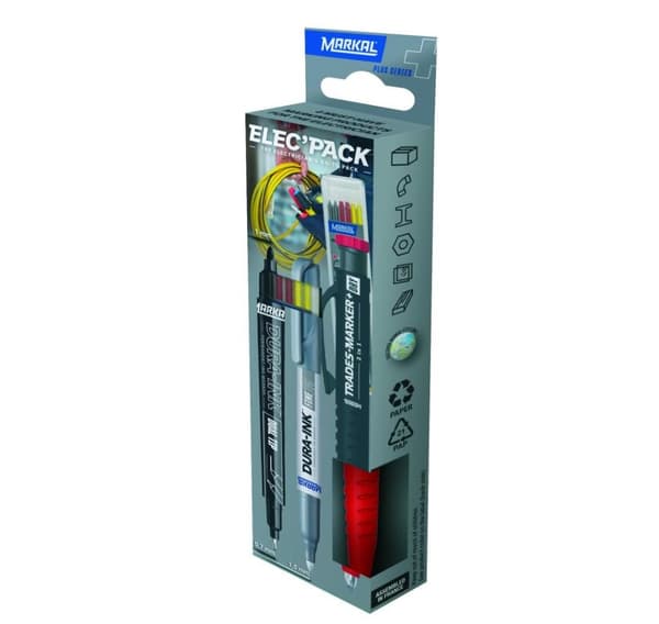 TRADES-MARKER+ DRY 2IN1 - DETAILPAKKE ELEC´PACK