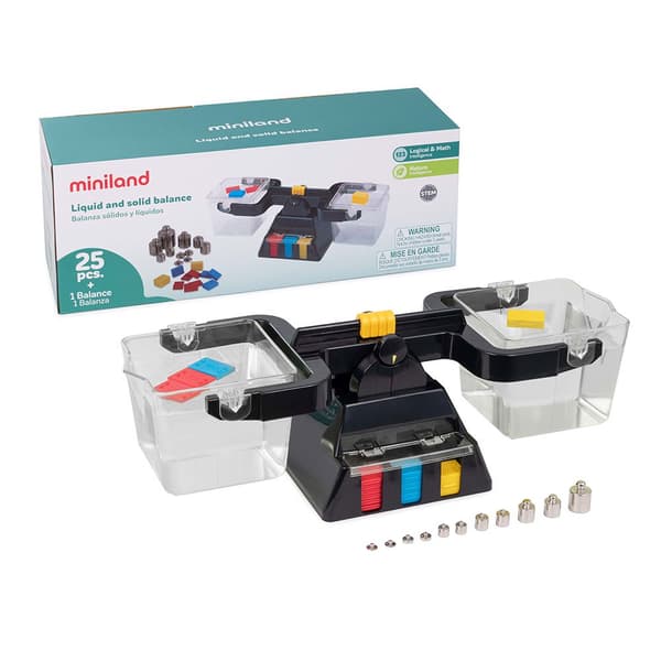 Miniland Fast Og Flydende Balance Flerfarvet