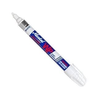 Set med 4 produkter. Flytande färgmarkör Markal Pro-Line WP 3mm, vit
