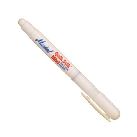 Sæt med 4 produkter. Solid malertusch Markal Quik Stik Paintstik Mini 6mm, hvid