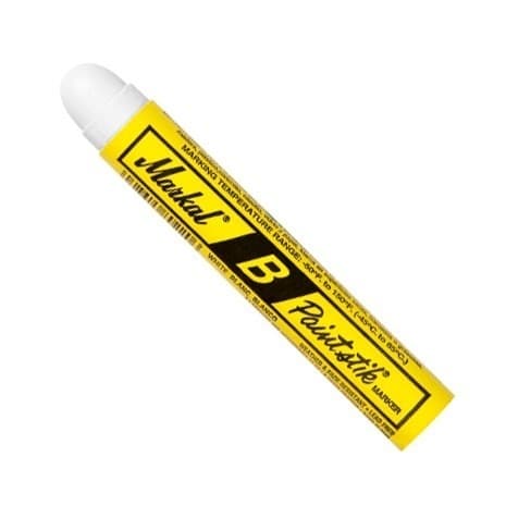 Set med 10 produkter. Solid malingstusj Markal B Paintstik, 17mm, hvit