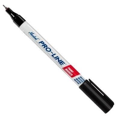 Sæt med 5 produkter. Farvemarkør Markal Pro-Line Micro SORT 0,79mm