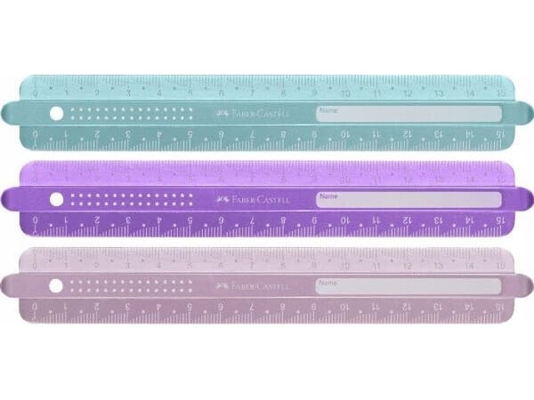 Faber-Castell Sparkle 30cm viivoitin sekoitus FABER CASTELL