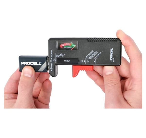 Battery tester AA/AAA/C/D/9V 1.5-9V