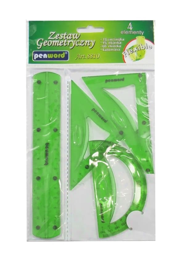 Flexibelt geometriskt set 4 element 15 cm