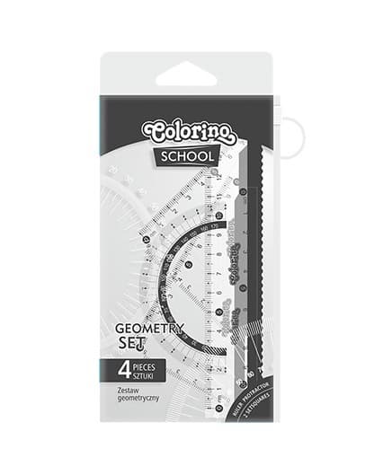 Geometrinen setti 4 kpl 15 cm Colorino