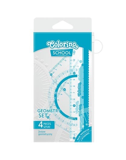 Geometrinen setti 4 kpl 15 cm Colorino
