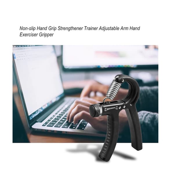 Håndtrener med justerbar styrke og ergonomisk design