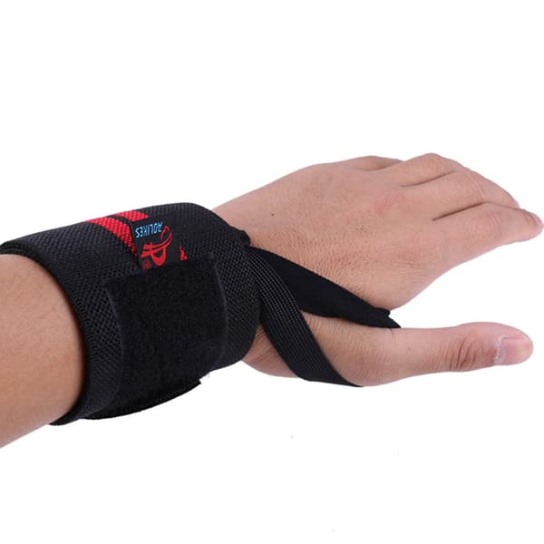 Wrannel Wraps - Rannetuki, jossa on peukalotuki ja säädettävä kiinnike