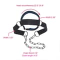 Miniatyrbild 4 av 4: Gym Head Harness – justerbar nacktränare med stålkedja och vaddering