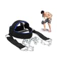 Miniatyrbild 1 av 4: Gym Head Harness – justerbar nacktränare med stålkedja och vaddering