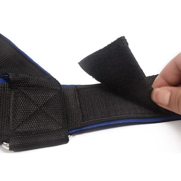 Gym Head Harness - justerbar nakketrener med stålkjetting og polstring