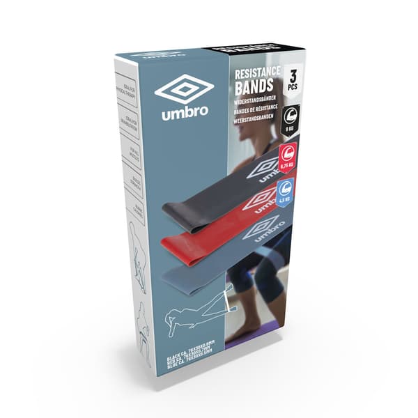 Resistansband 3-pack med olika motstånd