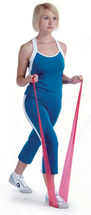 Aserve Latex Free Training Elastic Medium Red 5,5m
