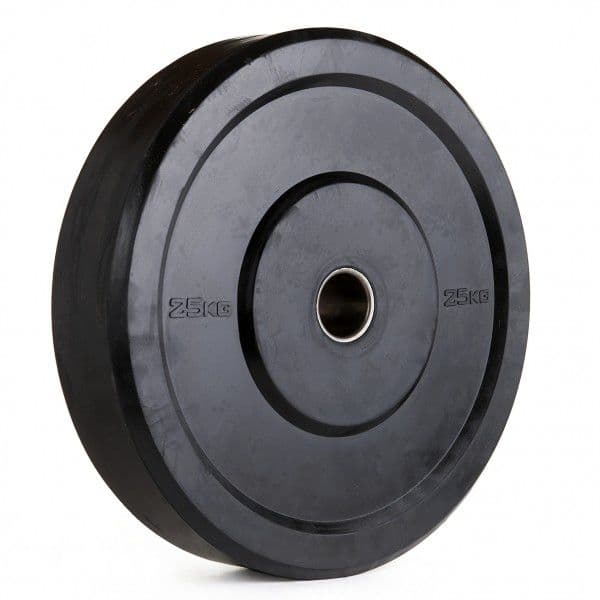 Nordic Fighter Black Bumper Weight Discs 10kg / 50mm (1 st)