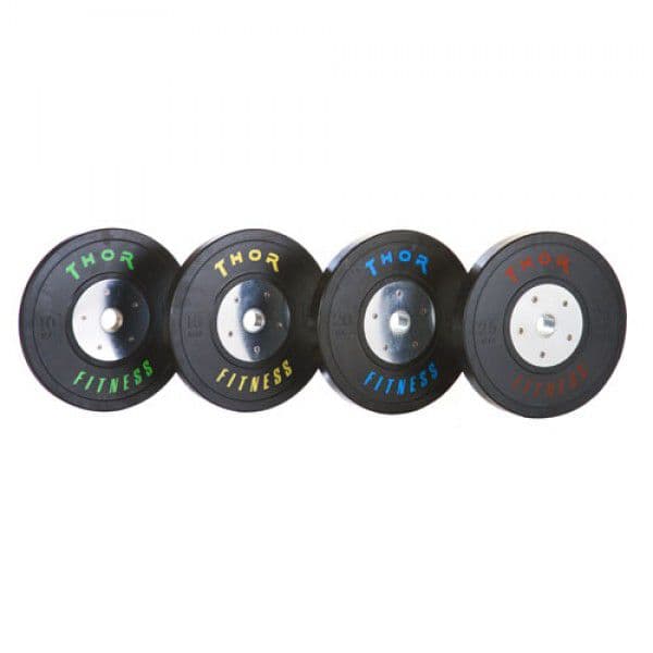 Thor Fitness Mustat OL Pump-levypainot 10kg / 50mm (1 Kpl)