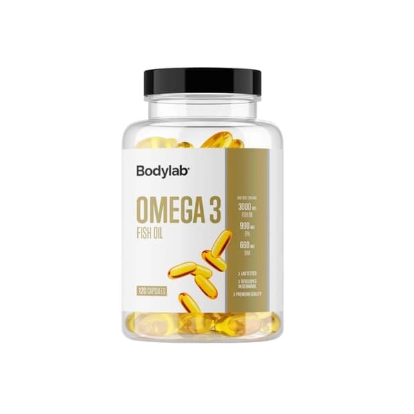 BodyLab Omega 3 Fiskeolje (120 Stk.)