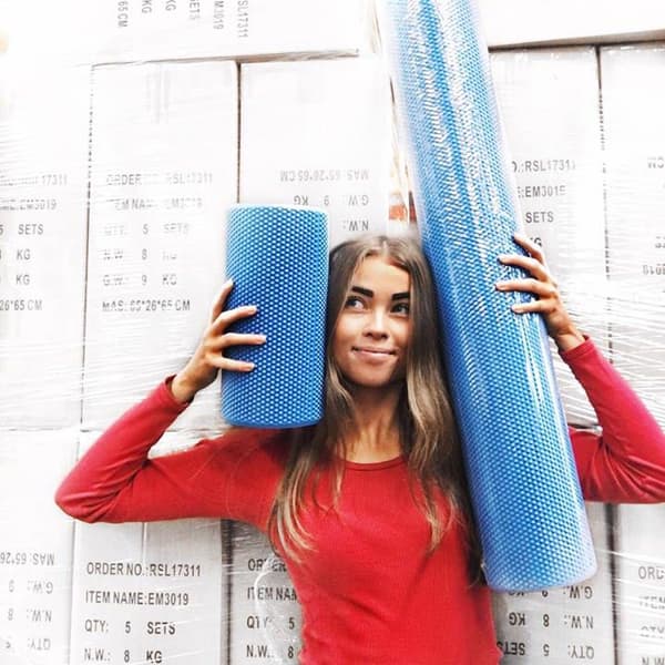 Odin Foam Roller Nature-Line Glatt 30cm
