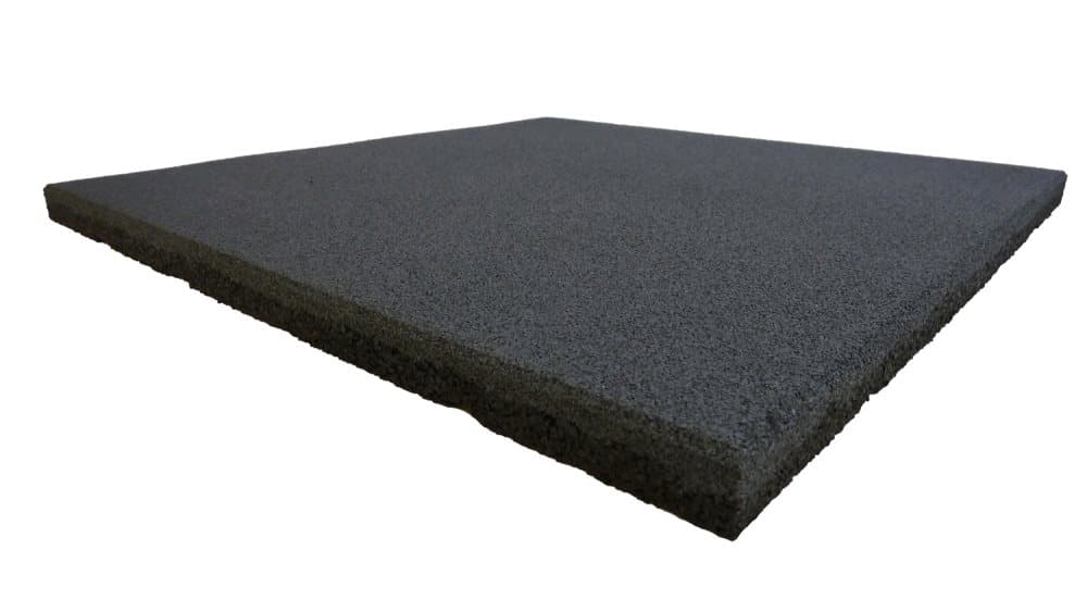 ErgoFloor - ErgoTile Quad gummiplattor 1000x1000x15 mm Grå (C1)