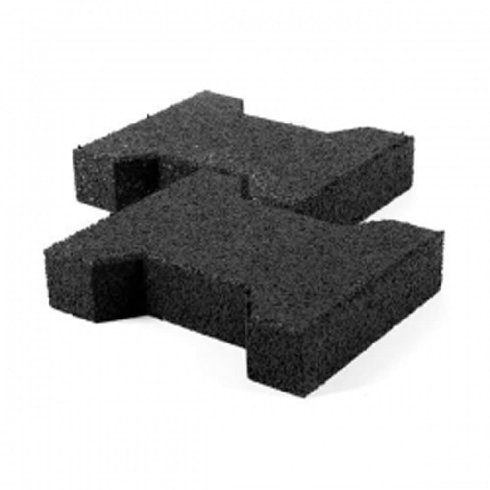 ErgoFloor - ErgoPave H-Link Equine gummiplattor Svart