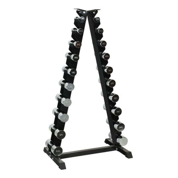 Odin 110kg Kromi Istuin (10 Istuin Käsipainot + rack)