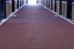 ErgoFloor - ErgoPave H-Link Equine gummifliser Rød