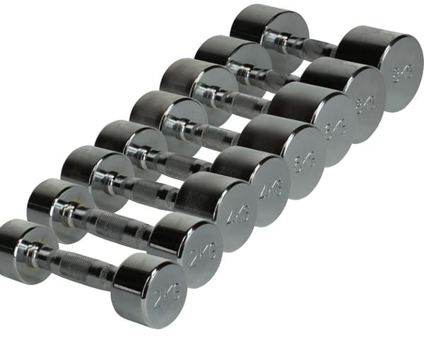 Odin Håndvektsett Krom (2-8kg)