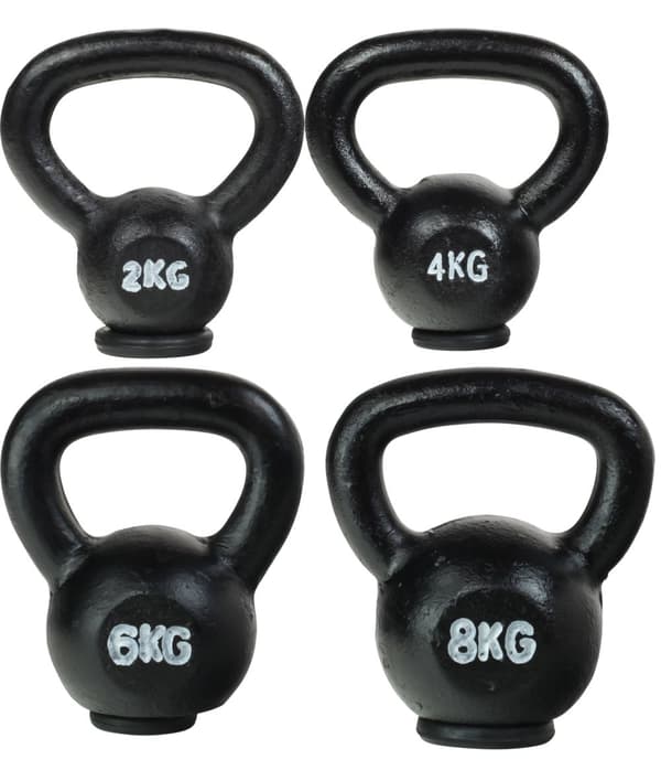 Odin Kettlebell Støpejern PAKKETILBUD (2, 4, 6, 8kg)