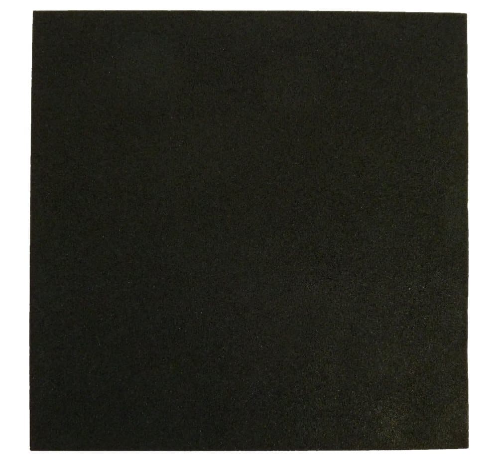 ErgoFloor - ErgoTile Quad Gummiplattor 1000x1000x15 mm Svart (C1X)