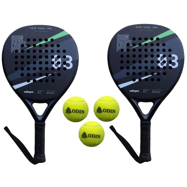 Odin Padel PACKAGE OFFERT (Odin Padel Ace 3K Advance+ Odin Padel Balls - 3 st.)
