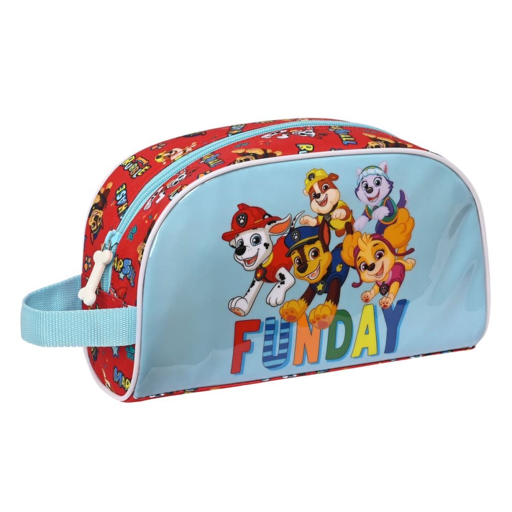 Skolnecessär The Paw Patrol Funday Röd Ljusblå (26 x 16 x 9 cm)