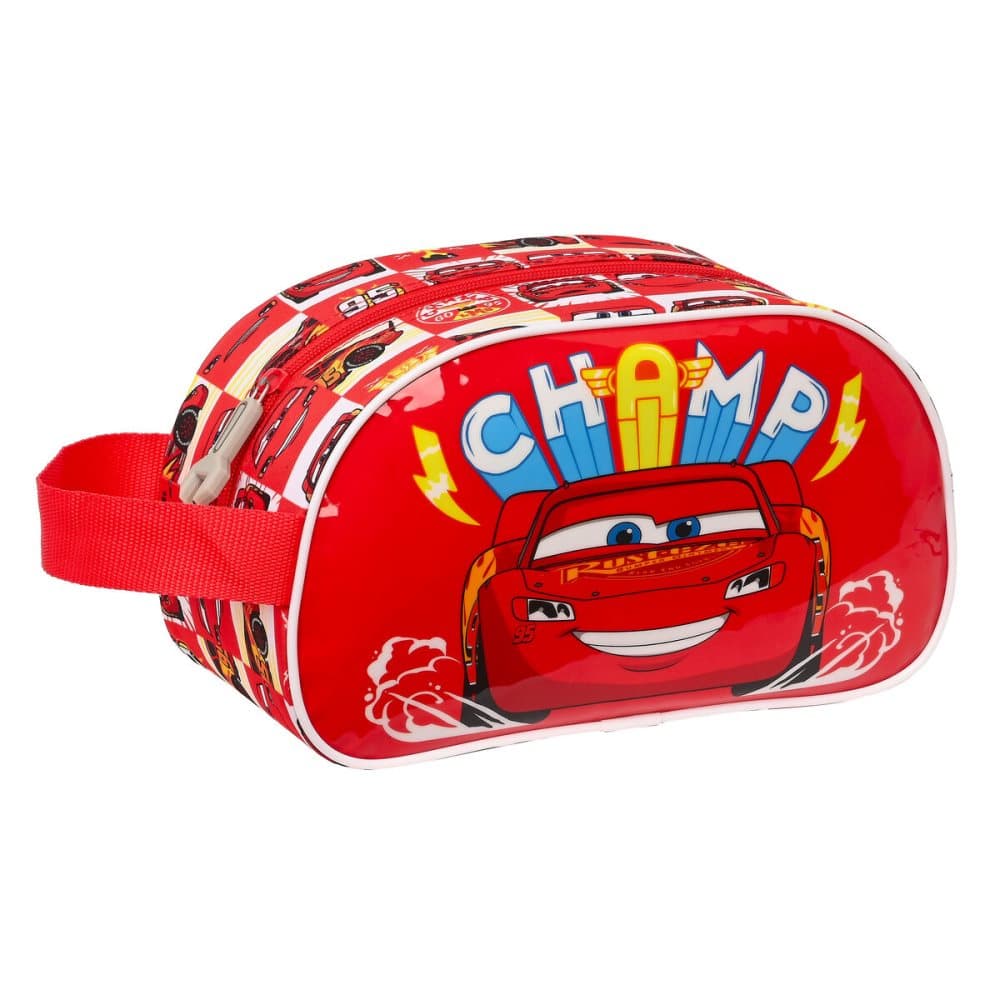Skolnecessär Cars Let's race Röd Vit (26 x 15 x 12 cm)