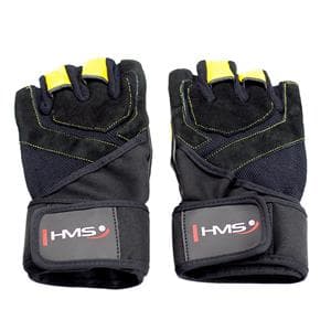 RST01 SORT/GUL ST?RRELSE. M HANDSKER TIL HMS GYM