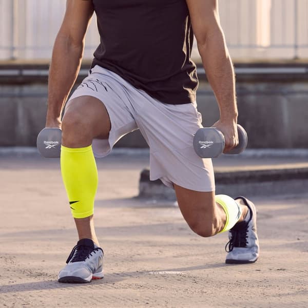 Reebok Kompresjonslegg Sleeves (2 stk) - Gul - L/XL
