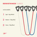 Miniatyrbilde 3 av 4: Reebok Resistance Tube Treningsstrikk Blå - Heavy