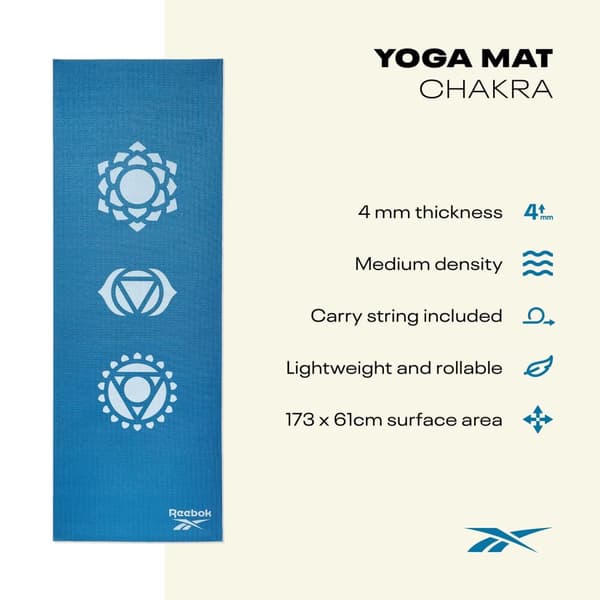 Reebok Yogamatte - 4mm - Chakra
