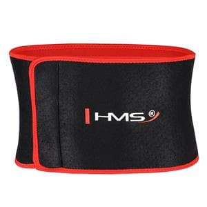 BR163 slankende maveb?lte SORT-R?D ONE SIZE HMS