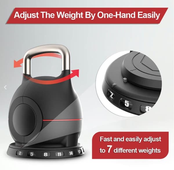 Odin Justerbar Kettlebell 20kg