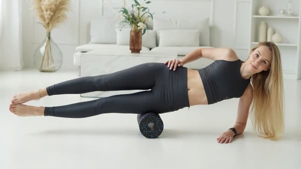 SLÄT ROLLER FÖR MASSAGE, RULLING, ÖVNINGAR, 30CM, SKUM, EPP, HÅRT
